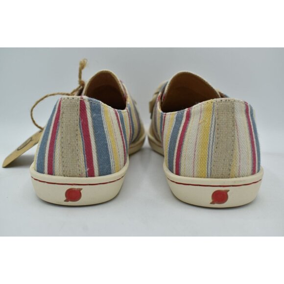 Born Womens Size 8 Datil Striped Multicolor Canvas Casual Shoes Sneakers - Picture 9 of 13